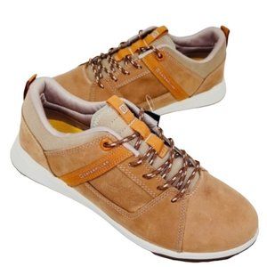 Caterpillar Quest Mod Sneakers Cuban Sand Minimalist Suede Unisex Work Sneakers